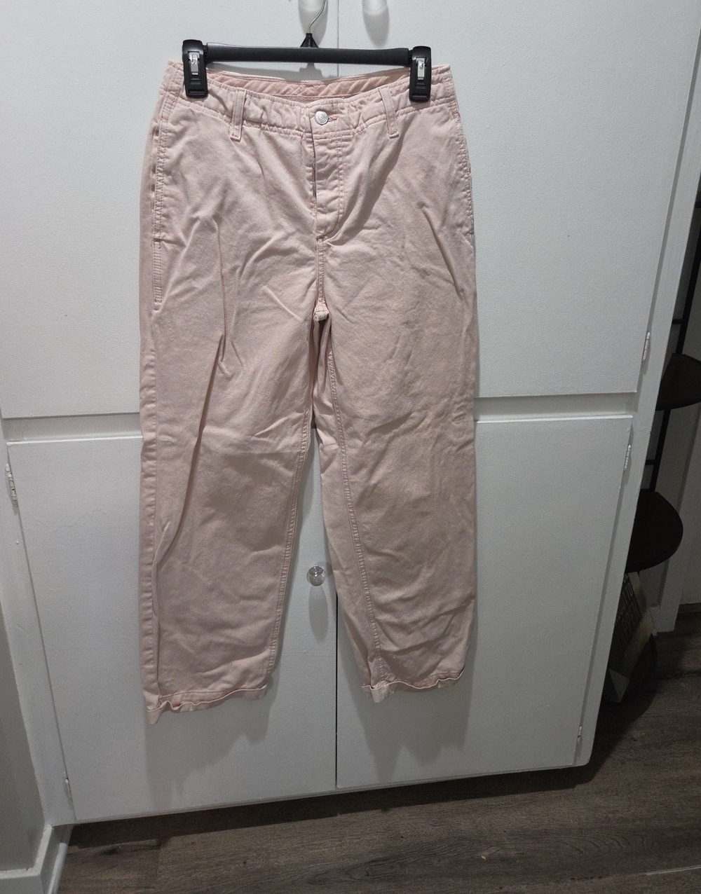 Free People Women's Pale Pink Chinos